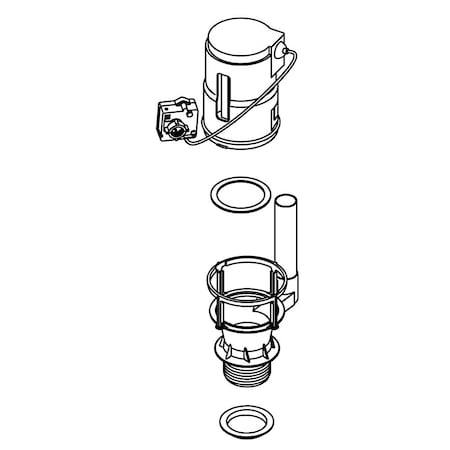 Kohler Flush Valve Kit, Dfv 1267748
